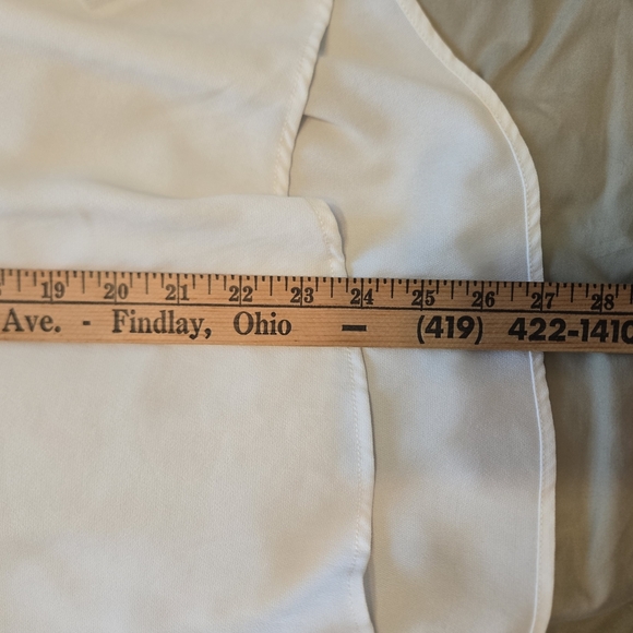 H&M Women's Medium White Tie Neck Blouse - Picture 6 of 6